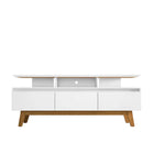 Manhattan Comfort Yonkers Mid-Century Modern 71" TV Stand in White