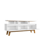 Manhattan Comfort Yonkers Mid-Century Modern 71" TV Stand in White