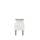 Manhattan Comfort Yonkers Mid-Century Modern 71" TV Stand in White