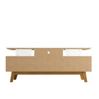 Manhattan Comfort Yonkers Mid-Century Modern 71" TV Stand in White