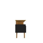 Manhattan Comfort Yonkers Mid-Century Modern 71" TV Stand in Black