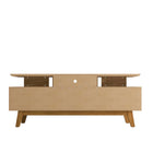 Manhattan Comfort Yonkers Mid-Century Modern 71" TV Stand in Rustic Brown