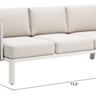 Zuo Bridgehampton Sofa White