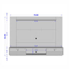 Manhattan Comfort Liberty Mid-Century Modern 71" TV Panel in White