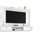 Manhattan Comfort Liberty Mid-Century Modern 71" TV Panel in White