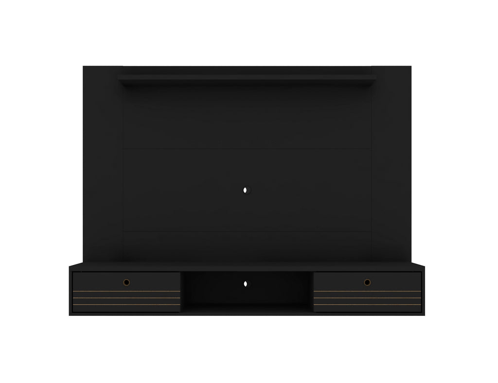 Manhattan Comfort Liberty Mid-Century Modern 71" TV Panel in Black