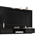 Manhattan Comfort Liberty Mid-Century Modern 71" TV Panel in Black