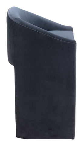 Zuo Emas Barstool Midnight Gray