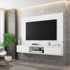 Manhattan Comfort Vernon Mid-Century Modern 63" TV Panel in White