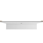 Manhattan Comfort Vernon Mid-Century Modern 63" TV Panel in White