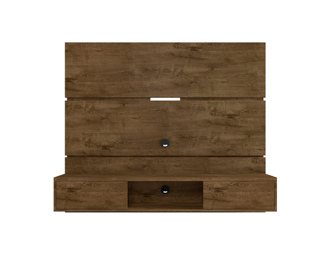 Manhattan Comfort Vernon Mid-Century Modern 63" TV Panel in Rustic Brown