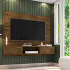 Manhattan Comfort Vernon Mid-Century Modern 63" TV Panel in Rustic Brown