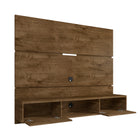 Manhattan Comfort Vernon Mid-Century Modern 63" TV Panel in Rustic Brown