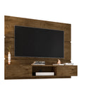 Manhattan Comfort Vernon Mid-Century Modern 63" TV Panel in Rustic Brown