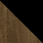 Manhattan Comfort Vernon Mid-Century Modern 63" TV Panel in Rustic Brown and Black