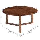 Zuo Macaria Coffee Table Walnut