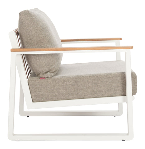 Zuo Welt Armchair Taupe & White