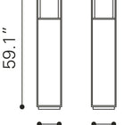 Zuo Yves Floor Lamp Gold & Black