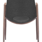 Zuo Desi Dining Chair (Set of 2) Black & Walnut