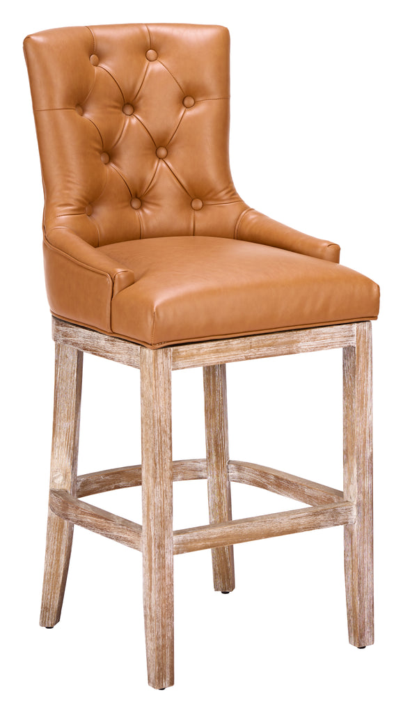 Zuo Nuby Swivel Barstool Brown