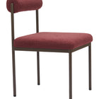 Zuo Livorno Dining Chair Red & Bronze