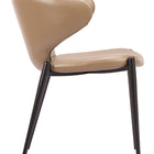 Zuo Lino Dining Chair (Set of 2) Taupe