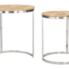 Zuo Bari Nesting Table Set (2-Piece) Natural