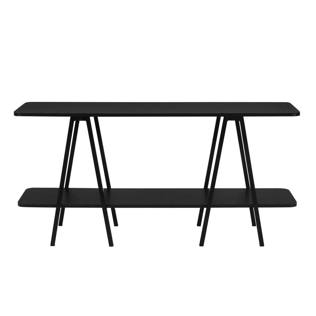 Manhattan Comfort Celine Contemporary Modern 47" Console Table in Black