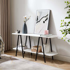 Manhattan Comfort Celine Contemporary Modern 47" Console Table in White
