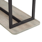 Manhattan Comfort Celine Contemporary Modern 71" Console Table in Rustic Gray (2-Shelf)