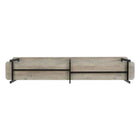 Manhattan Comfort Celine Contemporary Modern 71" Console Table in Rustic Gray (2-Shelf)