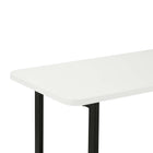Manhattan Comfort Celine Contemporary Modern 71" Console Table in White (2-Shelf)