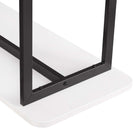 Manhattan Comfort Celine Contemporary Modern 71" Console Table in White (2-Shelf)