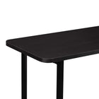Manhattan Comfort Celine Contemporary Modern 71" Console Table in Black (2-Shelf)