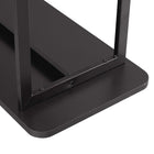 Manhattan Comfort Celine Contemporary Modern 71" Console Table in Black (2-Shelf)