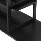 Manhattan Comfort Celine Contemporary Modern 71" Console Table in Black (3-Shelf)