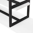 Manhattan Comfort Celine Contemporary Modern 71" Console Table in White (3-Shelf)