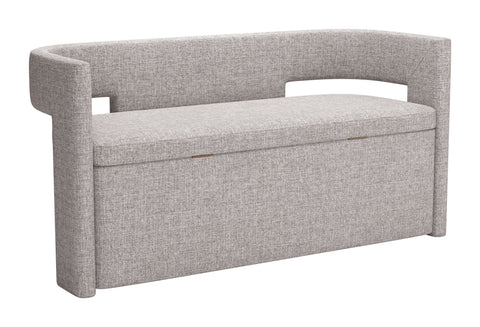 Zuo Papua Storage Bench Gray