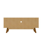Manhattan Comfort Marcus Mid-Century Modern 53" TV Stand in Greige and Brown