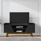 Manhattan Comfort Marcus Mid-Century Modern 53" TV Stand in Black