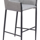 Zuo Andover Barstool Slate Gray