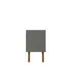 Manhattan Comfort Marcus Mid-Century Modern 63" TV Stand in Dark Sage Gray and Brown