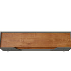 Manhattan Comfort Marcus Mid-Century Modern 63" TV Stand in Dark Sage Gray and Brown