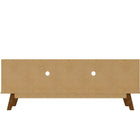 Manhattan Comfort Marcus Mid-Century Modern 63" TV Stand in Dark Sage Gray and Brown