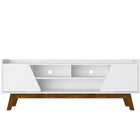 Manhattan Comfort Marcus Mid-Century Modern 63" TV Stand in White