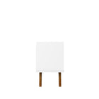 Manhattan Comfort Marcus Mid-Century Modern 63" TV Stand in White