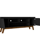 Manhattan Comfort Marcus Mid-Century Modern 63" TV Stand in Black