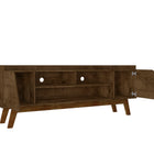 Manhattan Comfort Marcus Mid-Century Modern 63" TV Stand in Rustic Brown