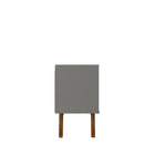 Manhattan Comfort Marcus Mid-Century Modern 71" TV Stand in Dark Sage Gray and Brown