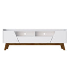 Manhattan Comfort Marcus Mid-Century Modern 71" TV Stand in White